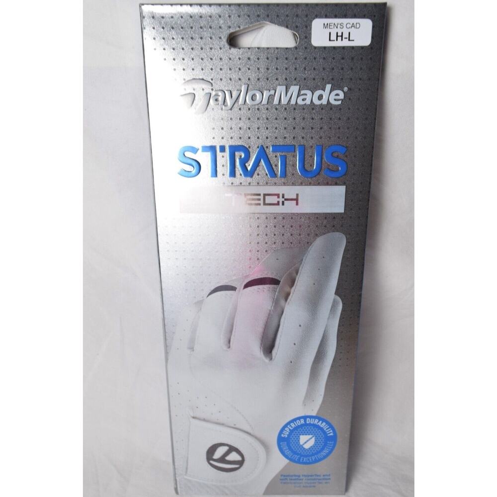 TaylorMade Stratus Tech Gloves - White and Black